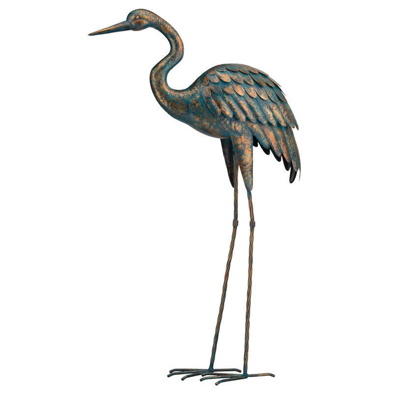 Patina Crane 44"
