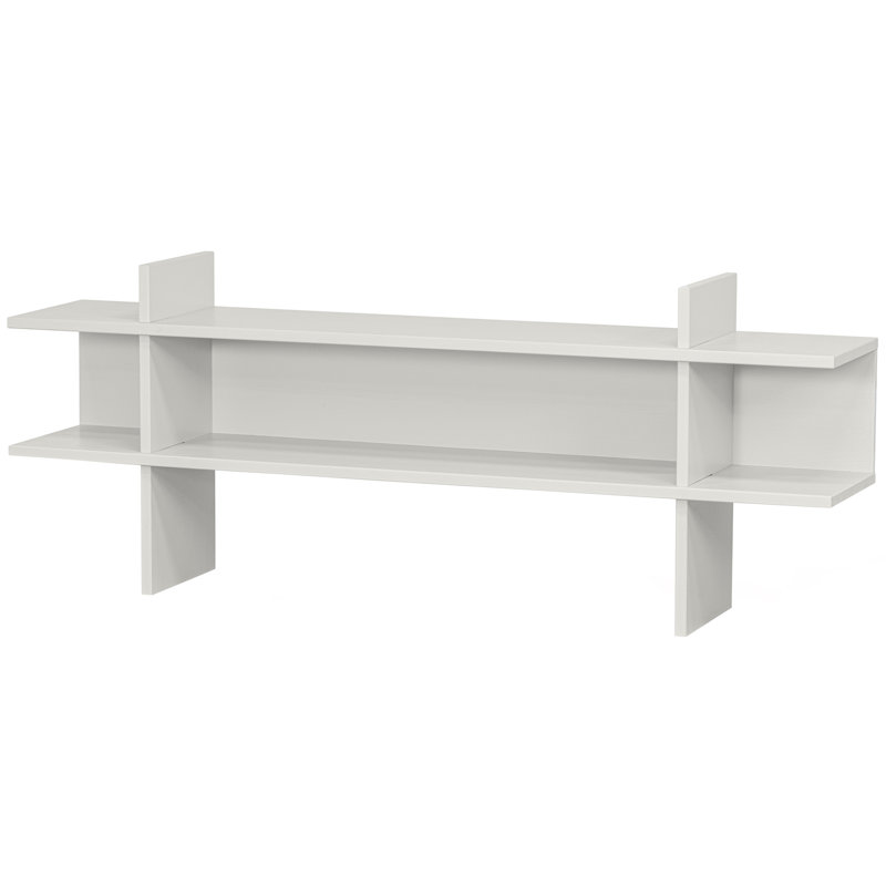 Jana Solid Wood End Table, White