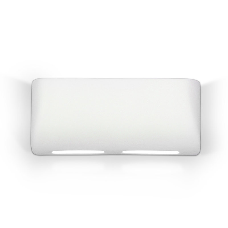 Aulay Ceramic Flush Mounted Sconce, No