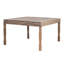 Table de salle à manger en bois avec pieds tournés