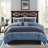 7 Piece Microsuede Comforter Set Navy King-117517583-117517581