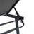 1PC Patio Aluminum Frame Chaise Lounge With Attached Wood Side Table-1807788591