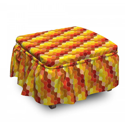 Box Cushion Ottoman Slipcover