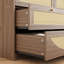 47.2'' 8‑Drawer Sideboard Buffet Storage Cabinet With Rattan Front For Bedroom Living Room-15455801