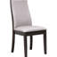 5 tables de salle à manger avec table rectangulaire en noyer naturel, rallonge lisse et chaises ergonomiques rembourrées