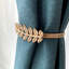 Embrasses de rideaux décoratives (ensemble de 2) - Branche olive argentée-831853356
