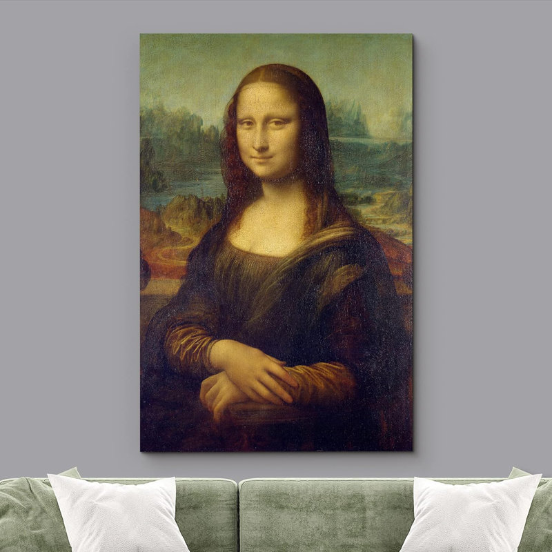 Mona Lisa sur toile par Leonardo Da Vinci