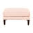 5pcs Living Room Sectional In Blush Pink Fabric With One Arm Chairs And Ottomans 5 Armless Chair, Ottomans, Wood Legs For Comfort-1395533041