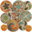 11 pièces Boho Wall Basket Decor décoratif Bulrush tissé panier Art mural rond maison de campagne Paniers suspendus pour la cuisine Rustic Home Summer Decorations, multi tailles (maison de campagne)