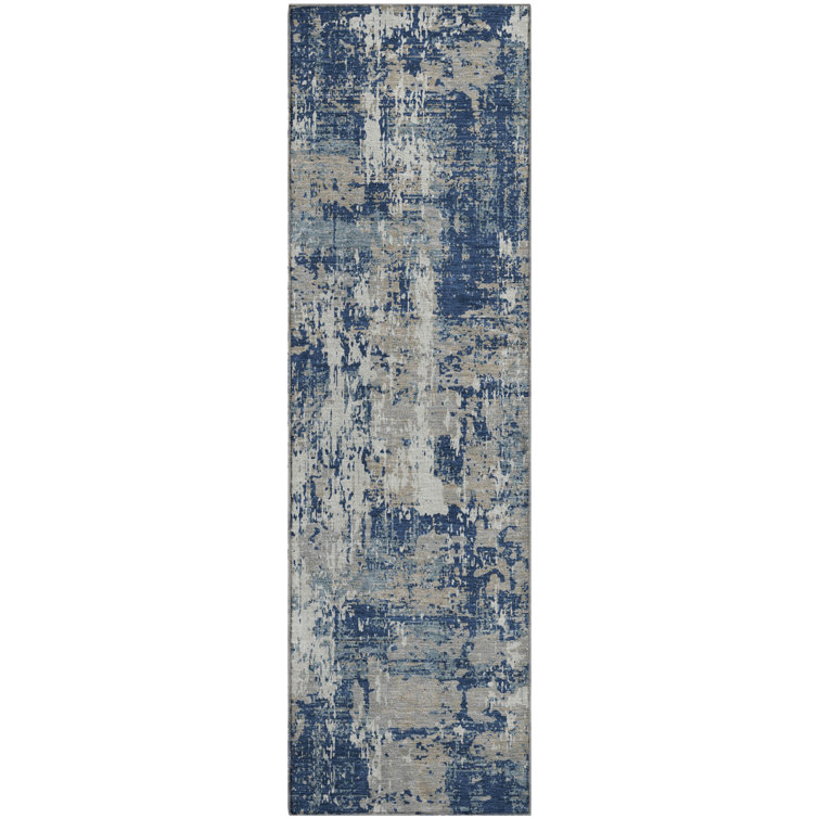 Premium Machine Washable Mayfield AMF1008 Abstract Rug