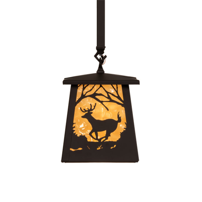 Jadrian 1 - Light Oil Rubbed Bronze Lantern Pendant