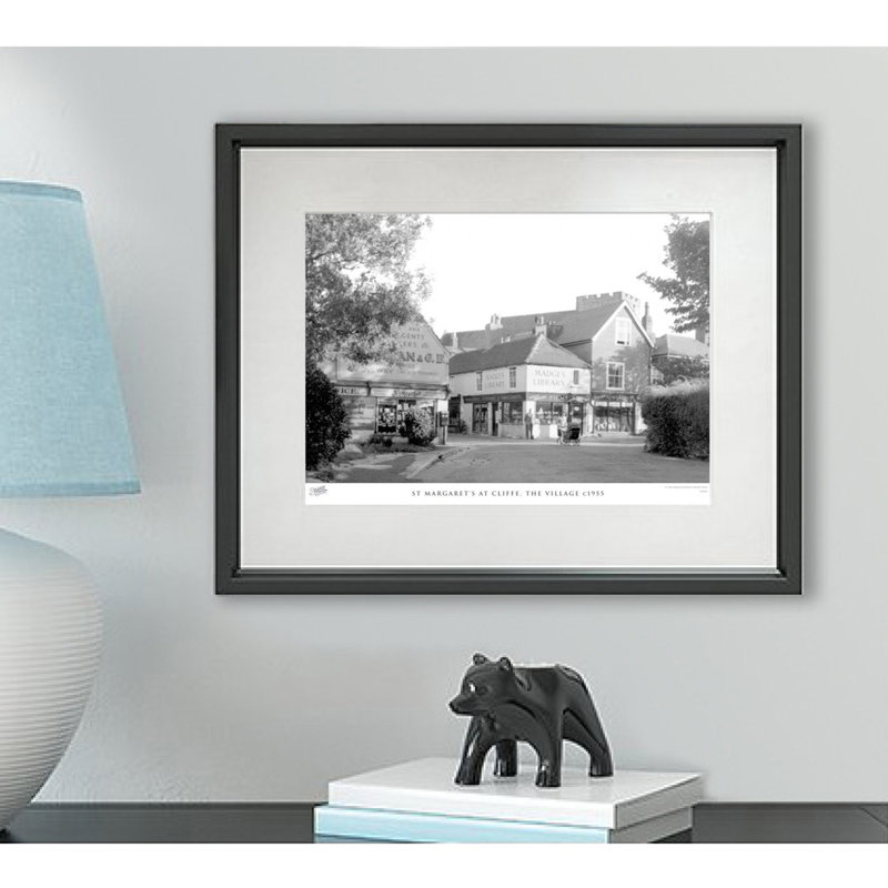 St Margaret's At Cliffe, The Village C1955 by Francis Frith - Single Picture Frame Print, 45cm H x 60cm W x 2.3cm D