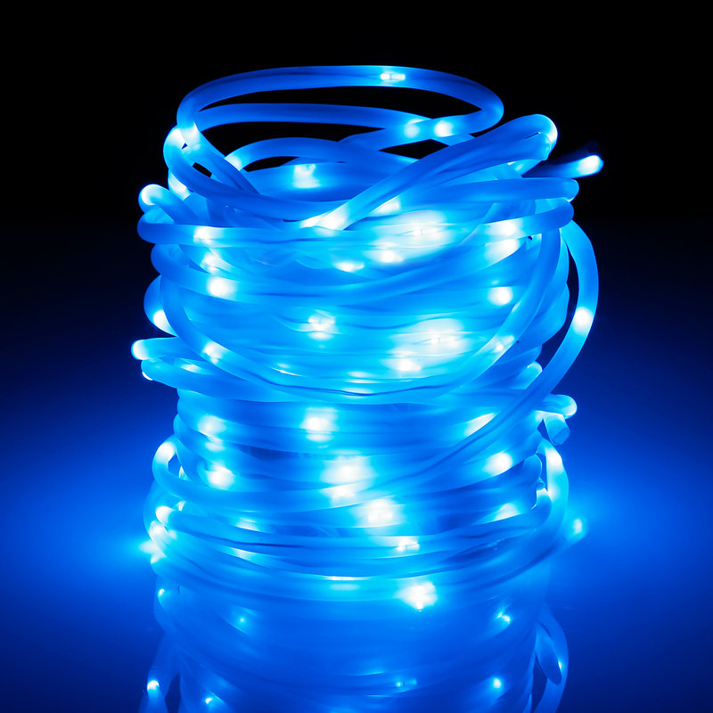 ampoule à DEL d’extérieur 33 ' 100-guirlande de guirlandes lumineuses, Bleu