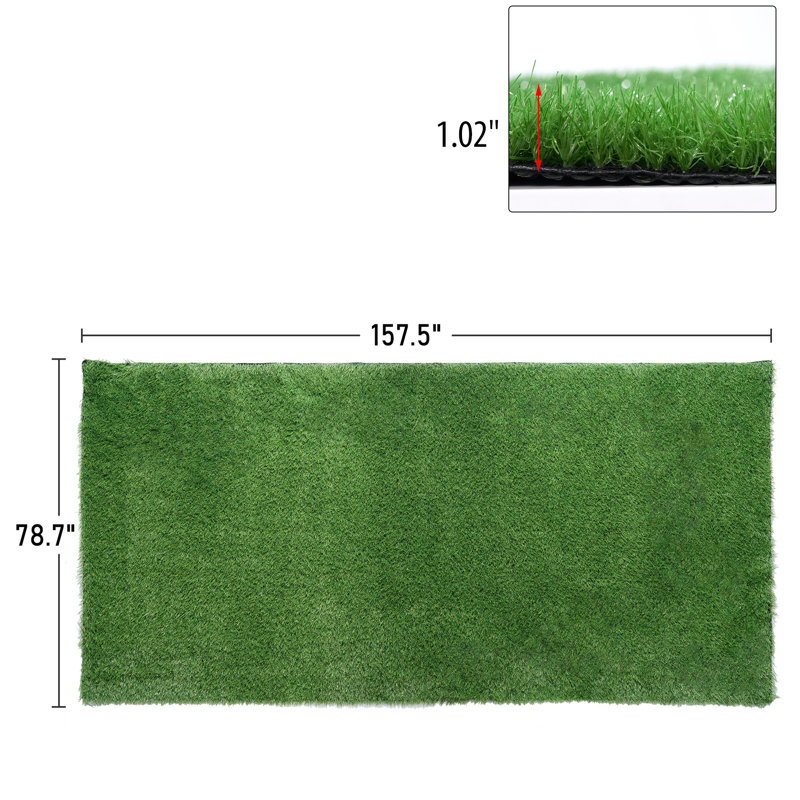 Tapis gazon artificiel d'extérieur Metaoutdoor, L 157,5 po x P 78,7 po