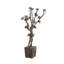 Faux Tree in Solid Wood Planter