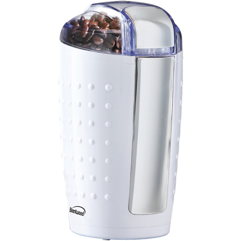 Brentwood Appliances Electric Blade Coffee Grinder, White