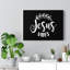Jesus Vibes - Wrapped Canvas Print-1369497339