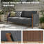 Briles All-Aluminum 2-Seat Sofa With Quilted Wrap