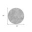 Tapis rond 8 po