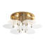 Plafonnier semi-encastré 6 lumières Sleek Modern