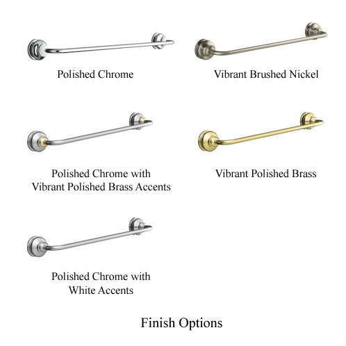 Fairfax Towel Bar, Polished Chrome, 30"