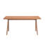 Mobilier de patio 6 pièces avec finition naturelle et table en noyer pour une soirée cinéma en toute tranquillité