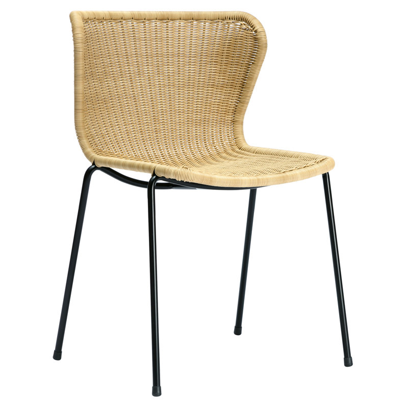 C603 17.8'' H Stacking Side Chair, Wheat