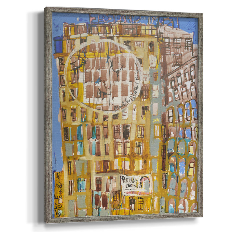 Bandaloo II Framed Print - Solid Wood, 21" H x 17" W