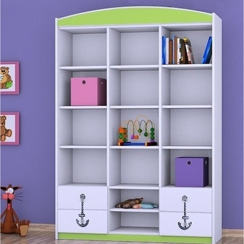 Elsa 183cm H X 132cm W Kids Cube, Green