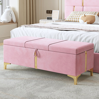 Banc de rangement rembourré Zeger