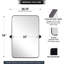 Miroir de salle de bain mural moderne inclinable | Cadre pivotant en acier inoxydable-1508626407-1496343119