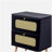 2-Drawers  Rattan Nightstand