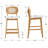Azarah Solid Wood 25.5'' Counter Stool-1246291989-1255844175