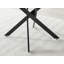Eubanks Luxury Metal and Concrete Effect Round Dining Table - Modern Statement Design-87145637-87145638