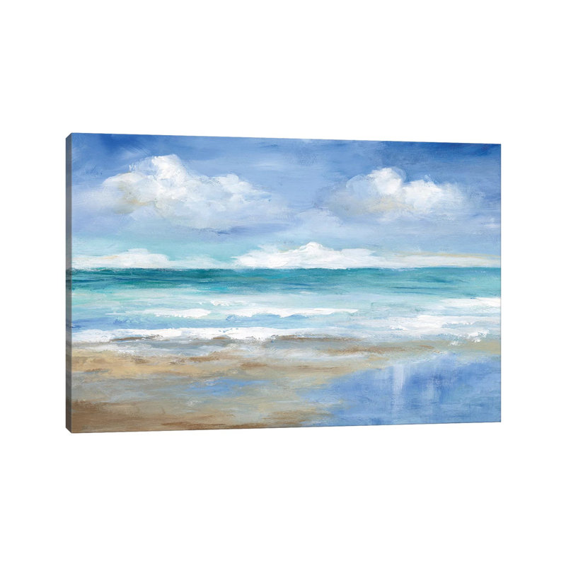 Washy Coast II by Nan - Painting on Canvas, Wrapped Canvas, 152.5 cm H x 101.5 cm W x 3.175 cm D