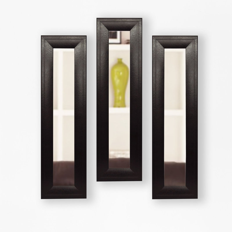 Niami Flat Wall Mirror, 29.75" H x 11.75" W
