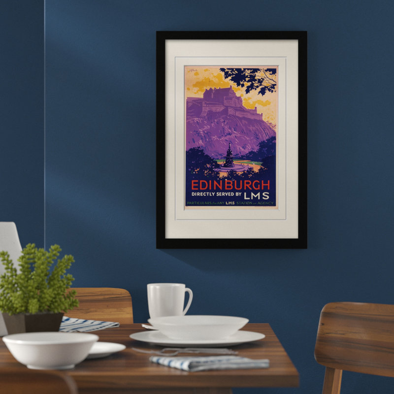 Edinburgh2 - No Frame Rectangle Print, 59cm H x 40cm W, No Mount, Wood