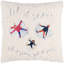 Christmas Together Snow Angels Square Throw Cushion