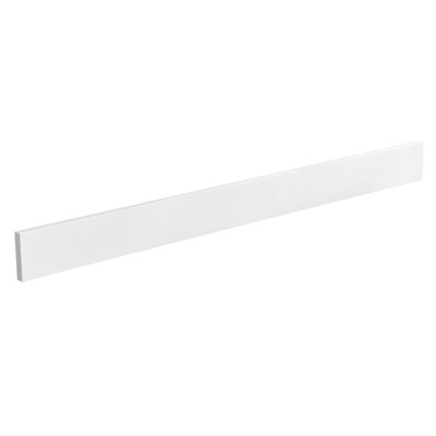 48 In. Quartz Vanity Backsplash In Pure White, 4" Bathroom Splash Guard For Vanity Top