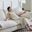 Coussin de canapé modulaire en velours blanc-1753275953