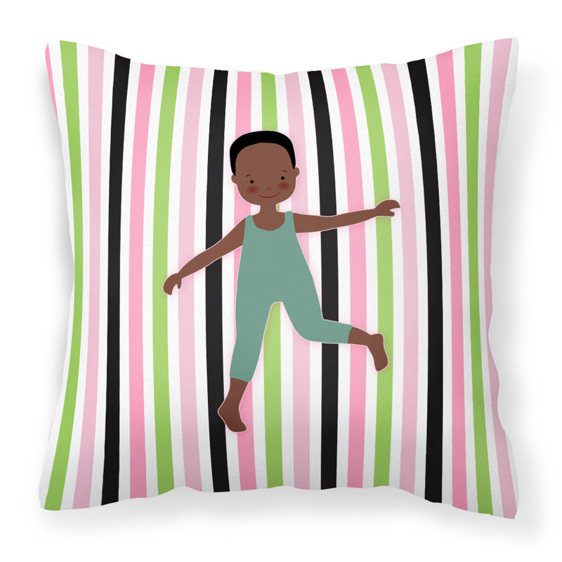 Coussin intérieur/extérieur africain american american bikatard, 18 po x 18 po