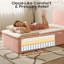 Lit plateforme simple tapissier avec matelas intégré, ensemble de compression dans une boîte - aucun assemblage requis-36065232-36065237