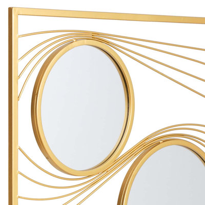 Adine Iron Wall Mirror Set