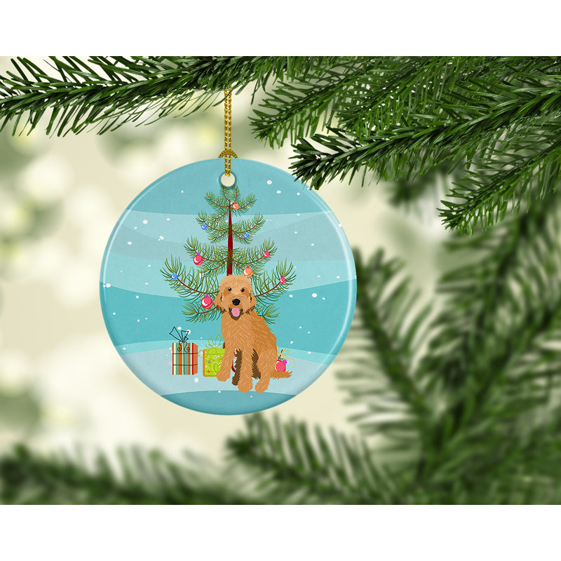 Doodle Liver #4 Christmas Ceramic Ornament, Doodle Liver #4