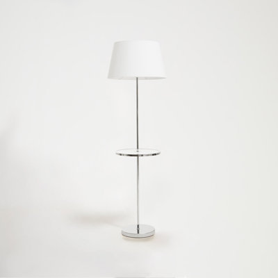 151cm Chrome Column Floor Lamp