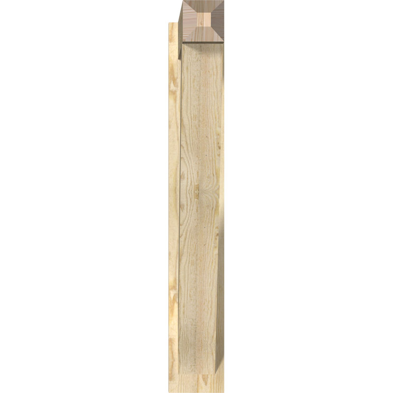 Artisan traditionnel en bois rustique, P 28 po x H 40 po, Sapin Douglas de 6 po (sciage brut)