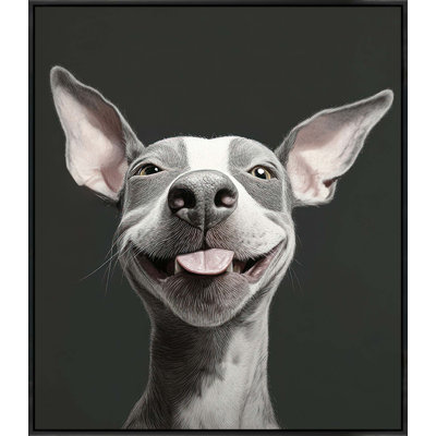 Tongue Out, Joy Out 1 - Framed