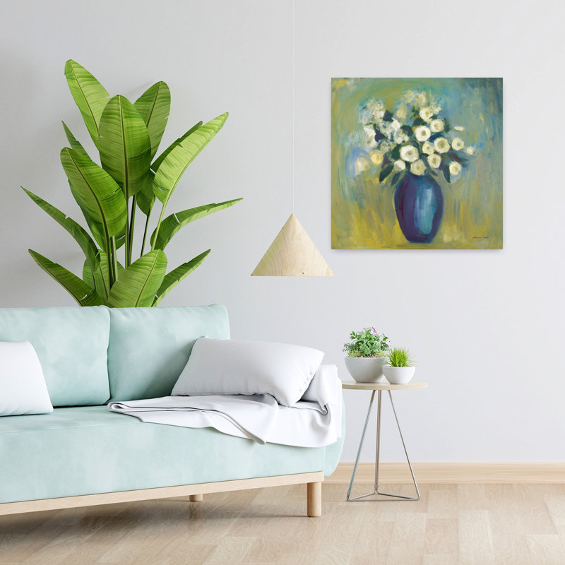 Art contemporain Art floral contemporain, H 24 po x l 24 po