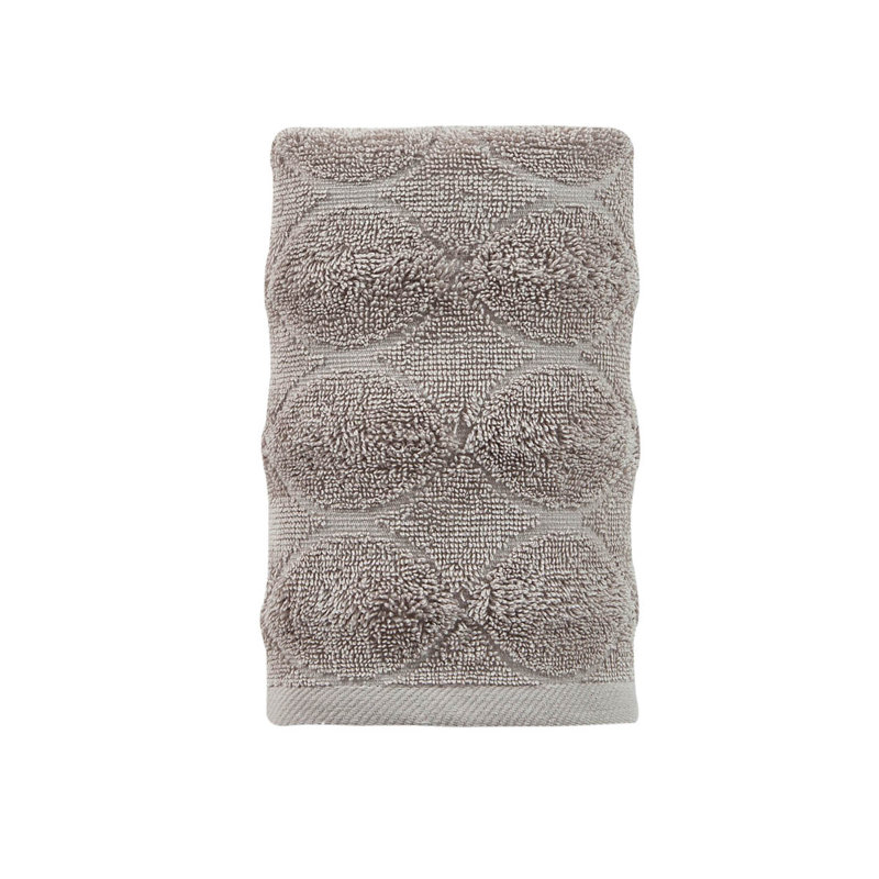 Ozgur   Midweight Jacquard Hand Towel, Brown