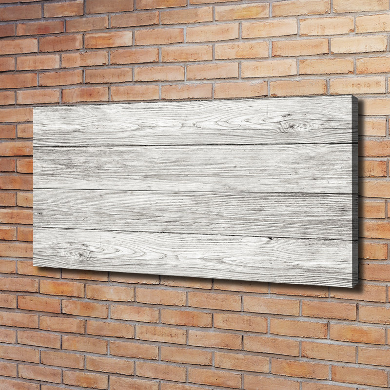 Wooden Background - Wrapped Canvas Print